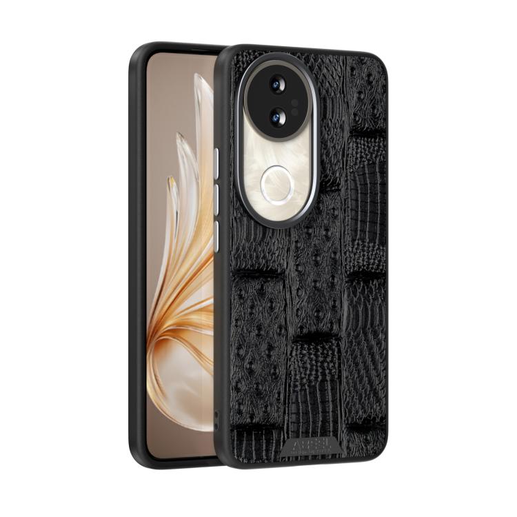 

For vivo S20 ABEEL Beast Pattern 6D Micro-Embossed MagSafe Genuine Leather Phone Case(Black)