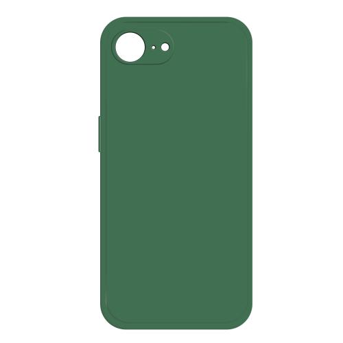 

For iPhone 16e Imitation Liquid Silicone Phone Case(Dark Green)