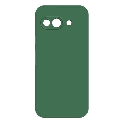 

For Google Pixel 9a Imitation Liquid Silicone Phone Case(Dark Green)