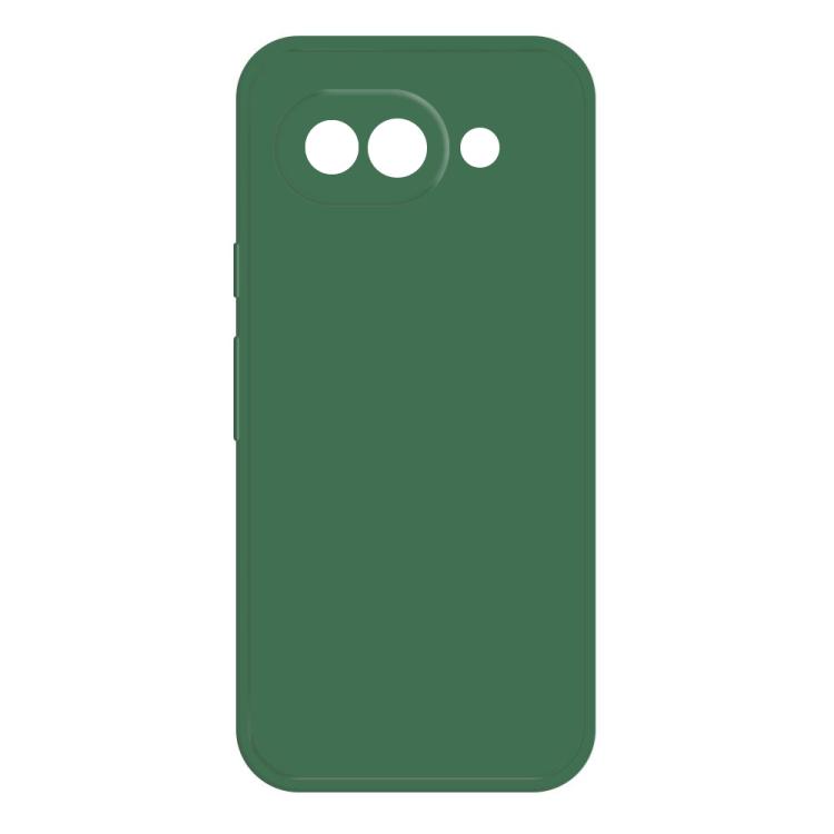 

For Google Pixel 10a Imitation Liquid Silicone Phone Case(Dark Green)