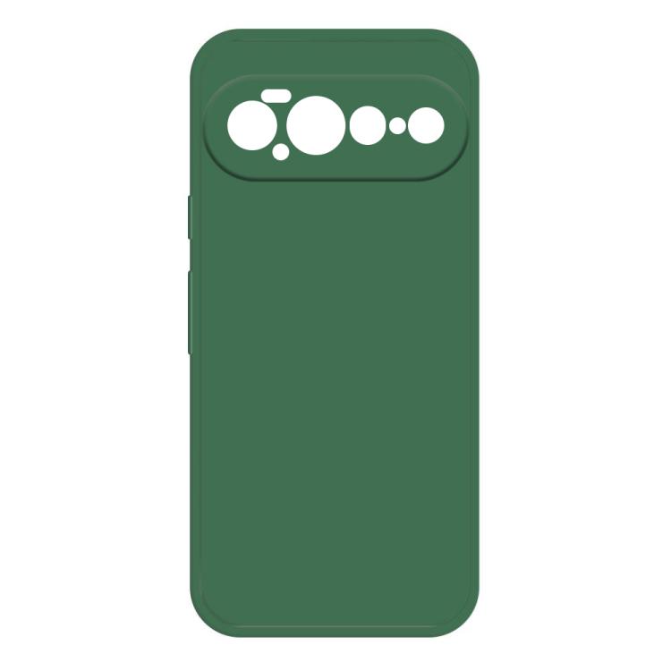 

For Google Pixel 11 Pro XL Imitation Liquid Silicone Phone Case(Dark Green)