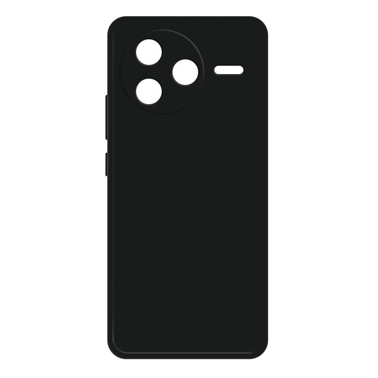 

For Redmi K80 Imitation Liquid Silicone Phone Case(Black)