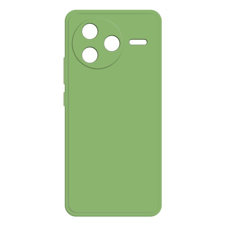 

For Redmi K80 Imitation Liquid Silicone Phone Case(Matcha Green)