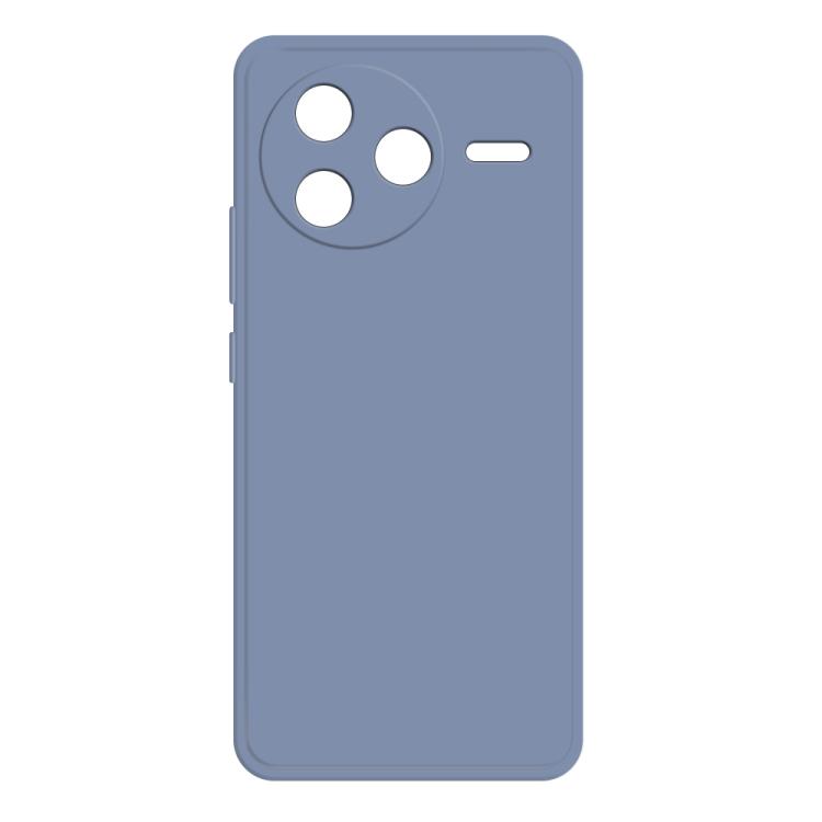

For Redmi K80 Imitation Liquid Silicone Phone Case(Grey)