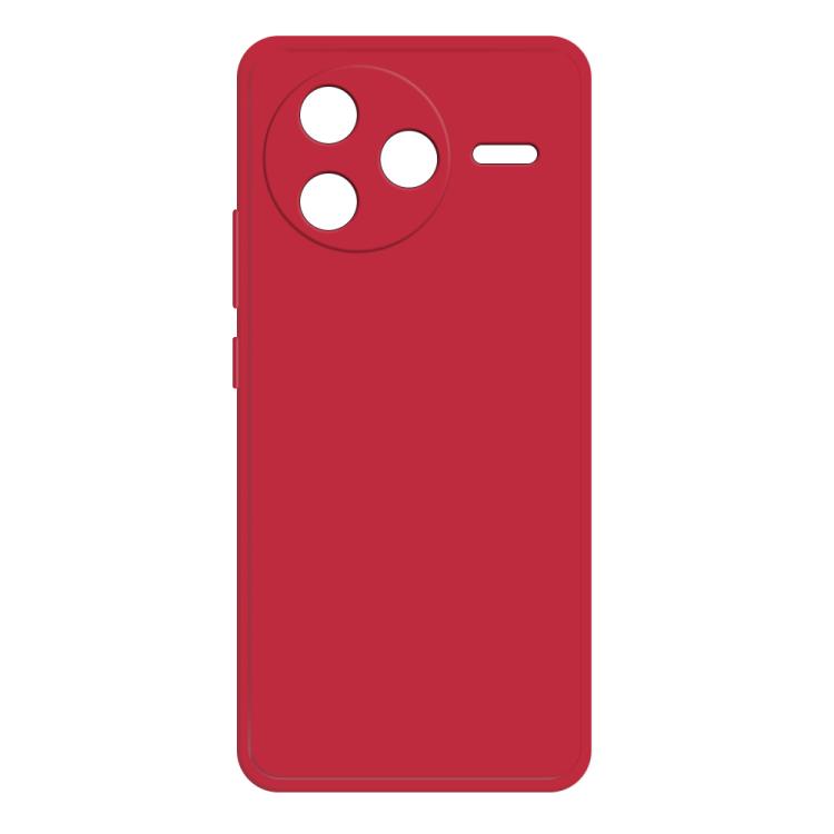 

For Redmi K80 Imitation Liquid Silicone Phone Case(Red)