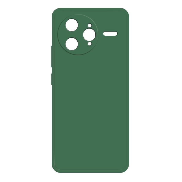 

For Redmi K80 Pro Imitation Liquid Silicone Phone Case(Dark Green)
