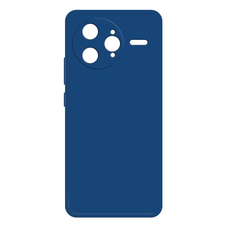 

For Redmi K80 Pro Imitation Liquid Silicone Phone Case(Blue)