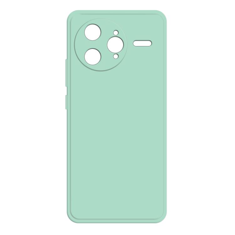 

For Redmi K80 Pro Imitation Liquid Silicone Phone Case(Light Cyan)