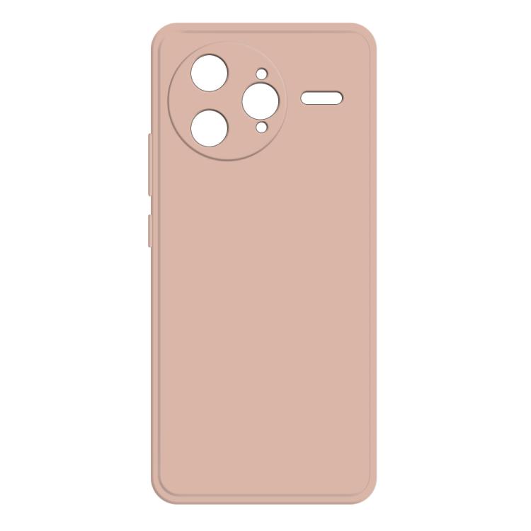 

For Redmi K80 Pro Imitation Liquid Silicone Phone Case(Pink)