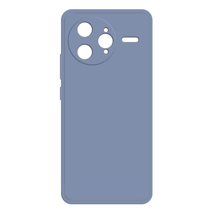 

For Redmi K80 Pro Imitation Liquid Silicone Phone Case(Grey)
