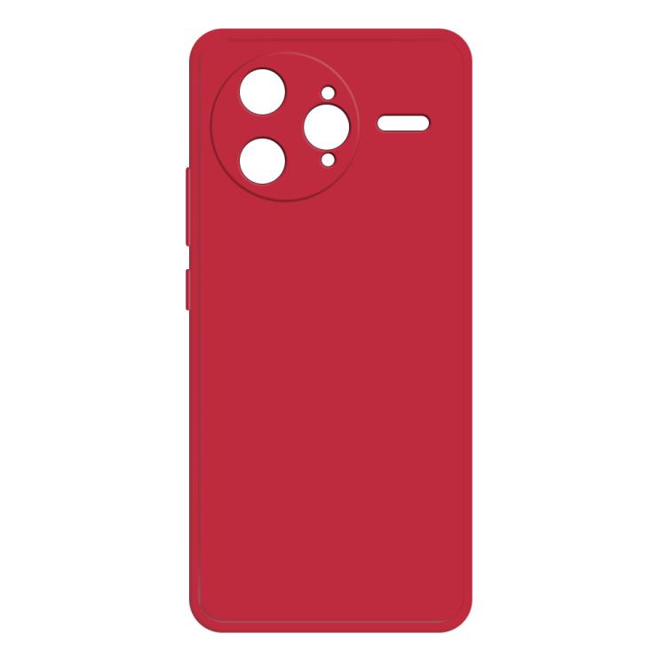 

For Redmi K80 Pro Imitation Liquid Silicone Phone Case(Red)