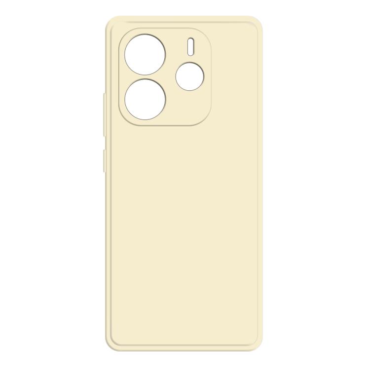 

For Redmi Note 14 5G Imitation Liquid Silicone Phone Case(White)