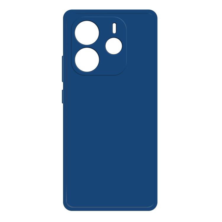 

For Redmi Note 14 5G Imitation Liquid Silicone Phone Case(Blue)