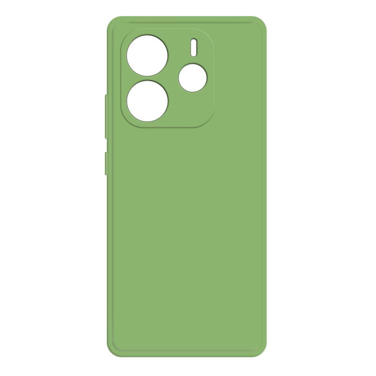 

For Redmi Note 14 5G Imitation Liquid Silicone Phone Case(Matcha Green)