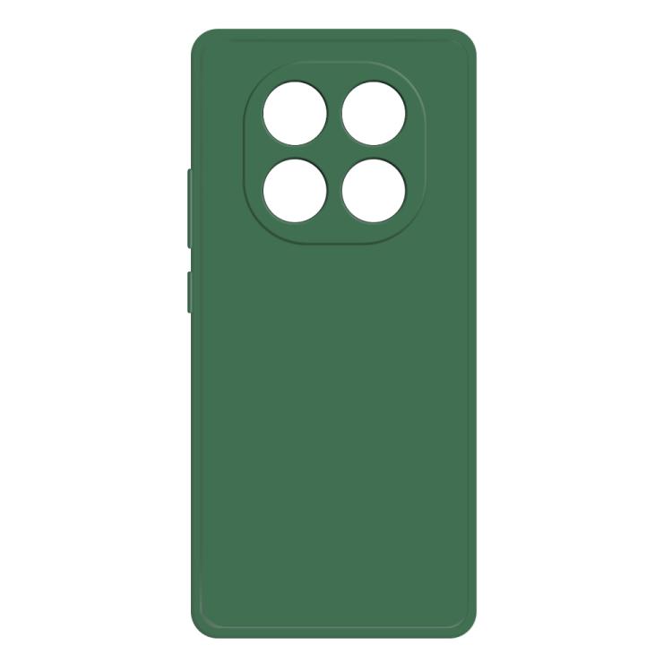 

For Redmi Note 14 Pro 4G Imitation Liquid Silicone Phone Case(Dark Green)