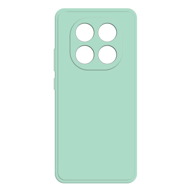 

For Redmi Note 14 Pro+ 5G Imitation Liquid Silicone Phone Case(Light Cyan)