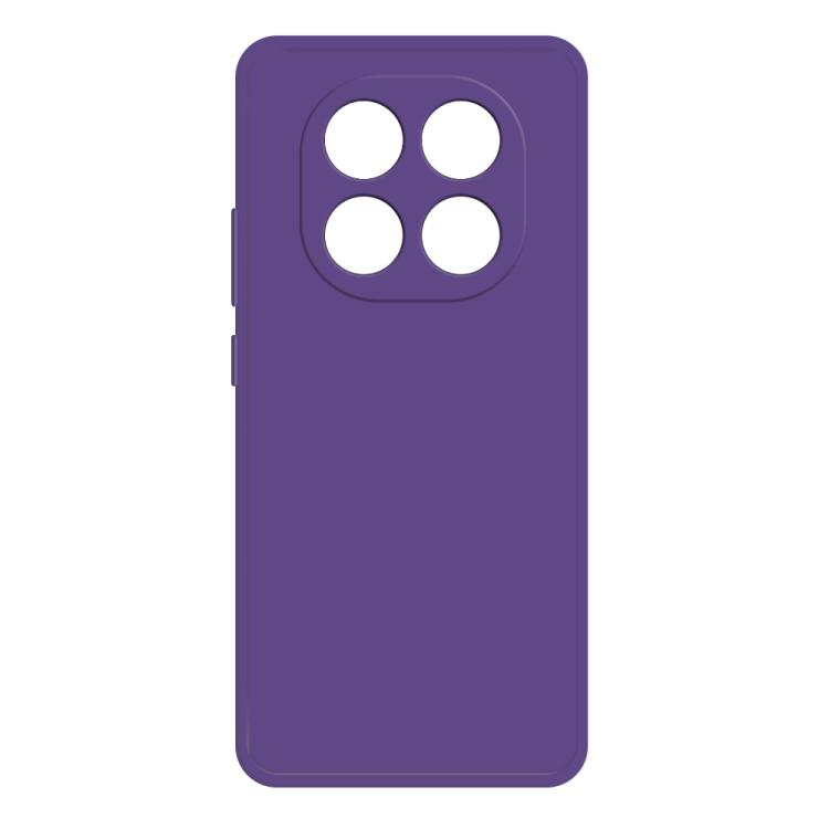 

For Redmi Note 14 Pro+ 5G Imitation Liquid Silicone Phone Case(Dark Purple)