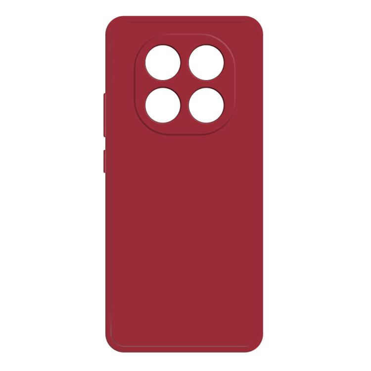 

For Redmi Note 14 Pro+ 5G Imitation Liquid Silicone Phone Case(Dark Red)