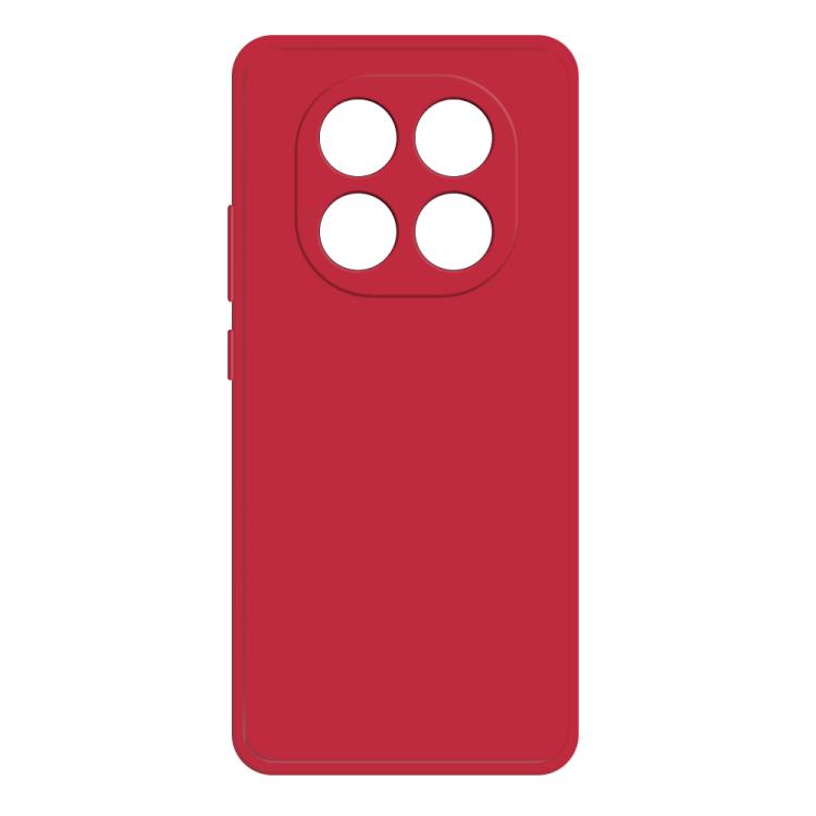 

For Redmi Note 14 Pro+ 5G Imitation Liquid Silicone Phone Case(Red)