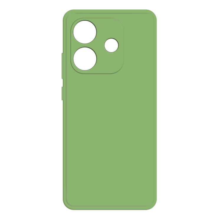 

For Redmi Note 14 4G 163.25mm Imitation Liquid Silicone Phone Case(Matcha Green)
