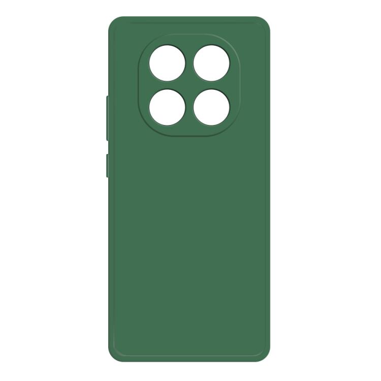 

For Redmi Note 14 Pro 5G Imitation Liquid Silicone Phone Case(Dark Green)