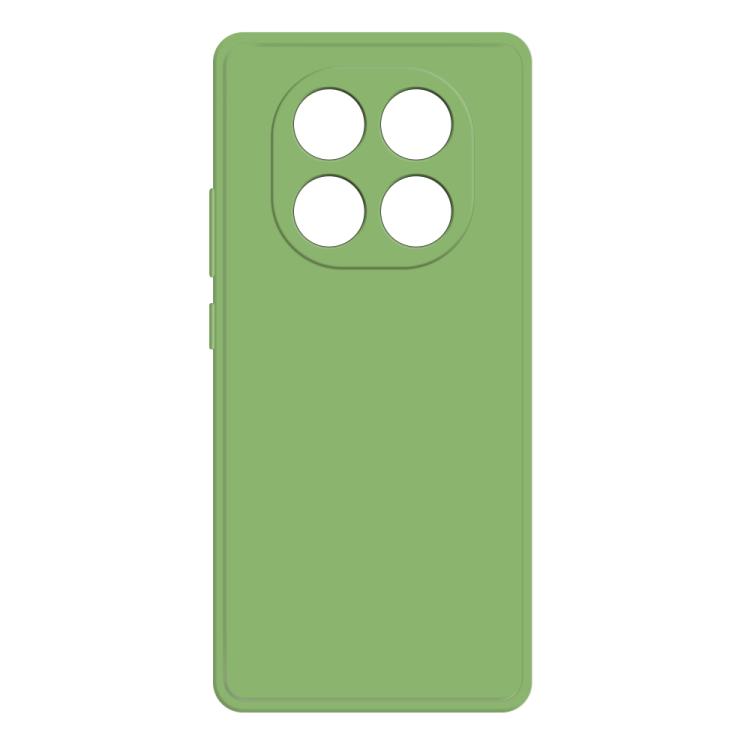 

For Redmi Note 14 Pro 5G Imitation Liquid Silicone Phone Case(Matcha Green)