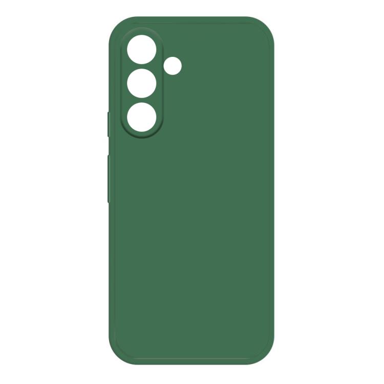 For Samsung Galaxy A17 5G Imitation Liquid Silicone Phone Case(Dark Green)