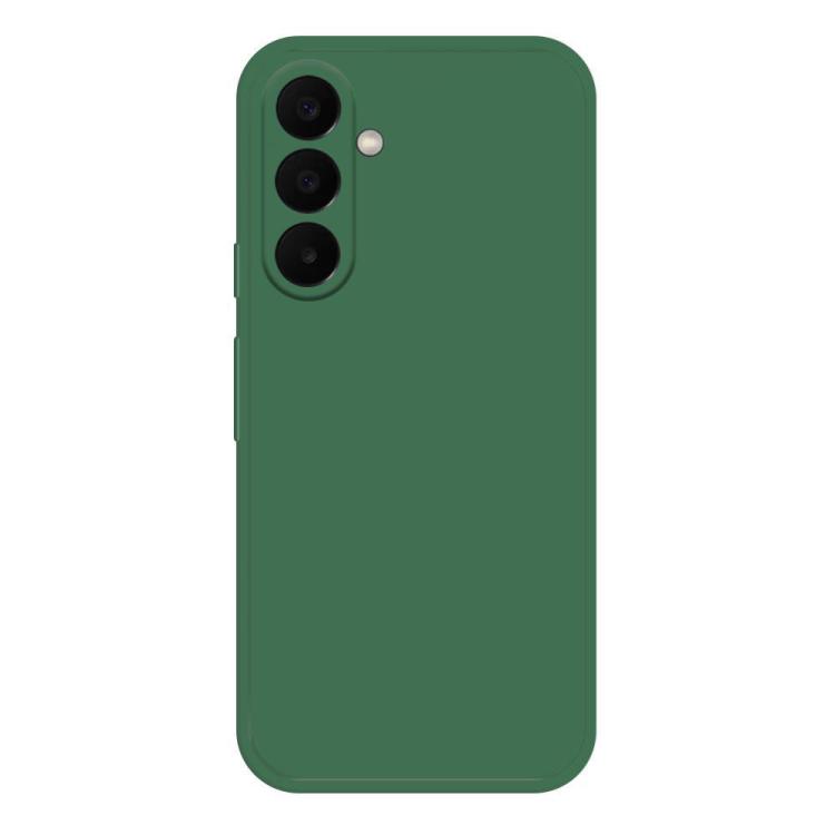 For Galaxy A27 5G Imitation Liquid Silicone Phone Case(Dark Green)