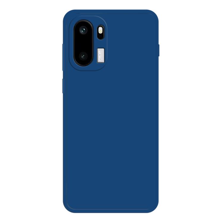 For OnePlus Ace 6 Imitation Liquid Silicone Phone Case(Blue)