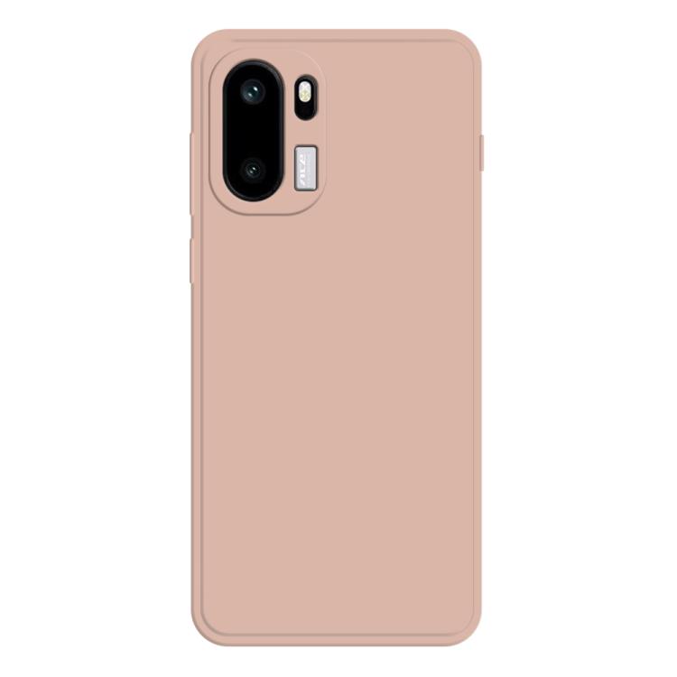 For OnePlus Ace 6 Imitation Liquid Silicone Phone Case(Pink)