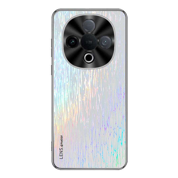 

For vivo Y300 Dazzling Acrylic Shockproof Phone Case(White)