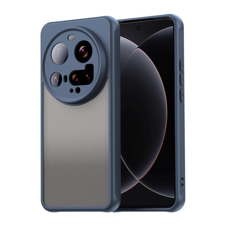 

For Xiaomi 15 Ultra Fan Dun Series TPU Hybrid PC Frosted Phone Case(Blue)