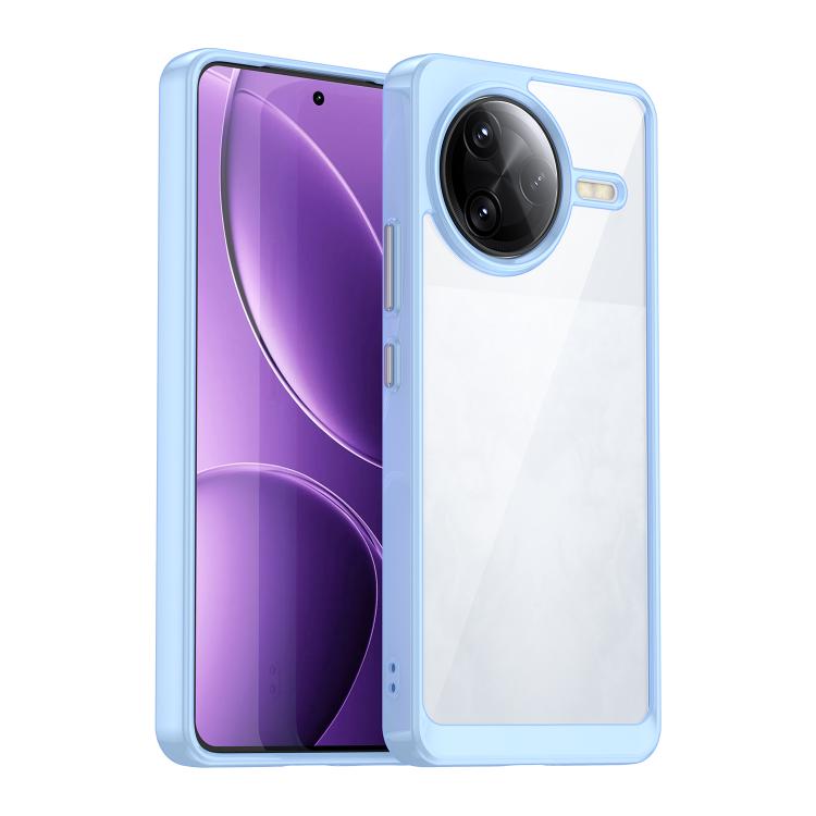 

For Xiaomi Poco F7 Ultra Colorful Series Acrylic Hybrid TPU Phone Case(Blue)