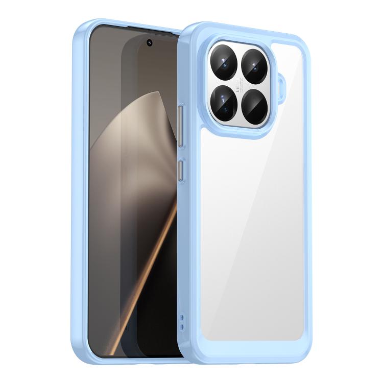 

For Xiaomi 15T Pro 5G Colorful Series Acrylic Hybrid TPU Phone Case(Blue)