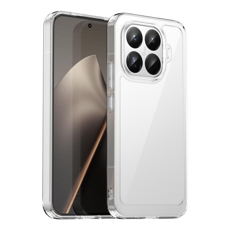 For Xiaomi 15T Pro 5G Colorful Series Acrylic Hybrid TPU Phone Case(Transparent)