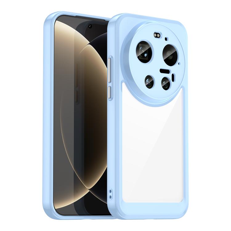 

For Xiaomi 17 Ultra Colorful Series Acrylic Hybrid TPU Phone Case(Blue)