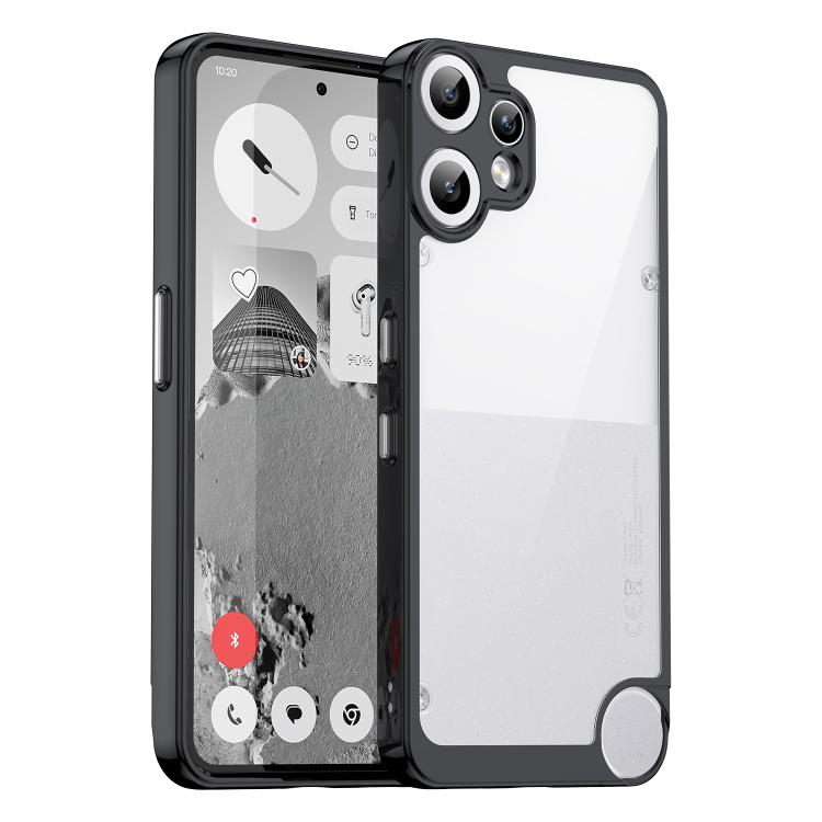 

For Nothing CMF Phone 2 Pro Colorful Series Acrylic Hybrid TPU Phone Case(Black)