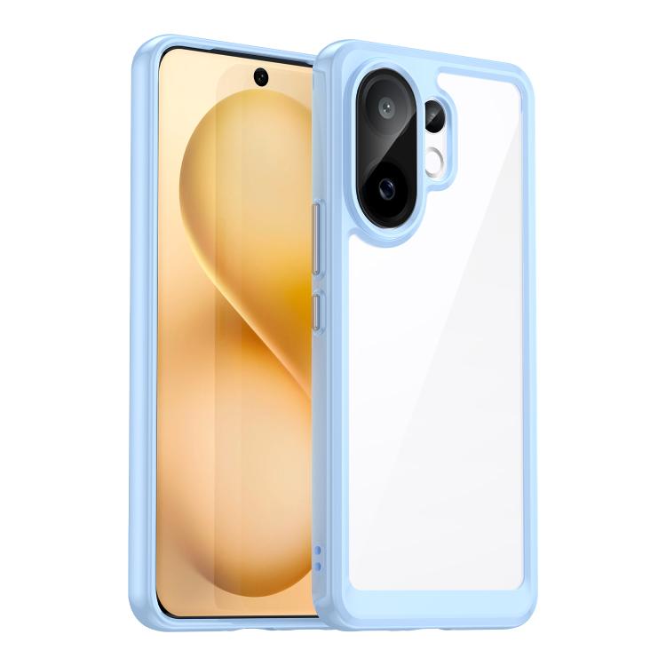 

For vivo S30 Colorful Series Acrylic Hybrid TPU Phone Case(Blue)