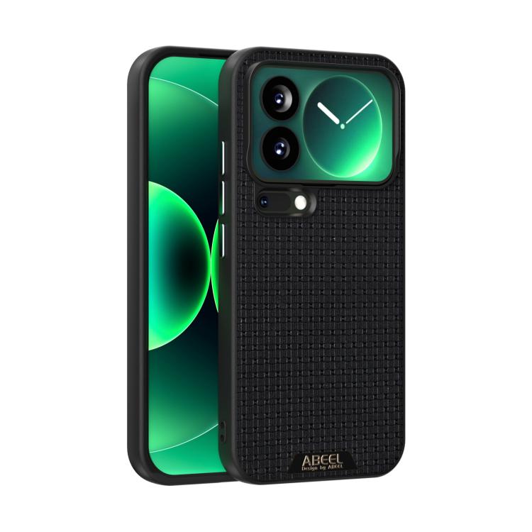 

For Xiaomi 17 Pro ABEEL Ruyi Pattern 6D Micro Relief MagSafe Leather Phone Case(Black)