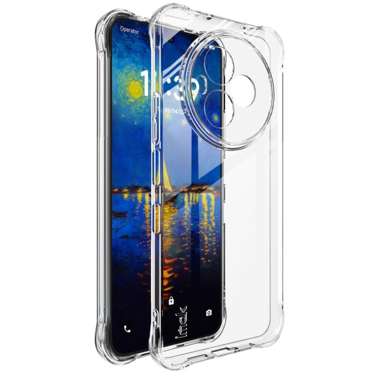 

For TCL NxtPaper 60 Ultra 5G imak Shockproof Airbag TPU Phone Case(Transparent)