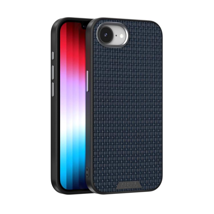 

For iPhone 16e ABEEL Ruyi Pattern 6D Micro Relief MagSafe Leather Phone Case(Blue)