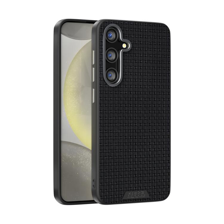

For Samsung Galaxy S24 5G ABEEL Ruyi Pattern 6D Micro Relief MagSafe Leather Phone Case(Black)