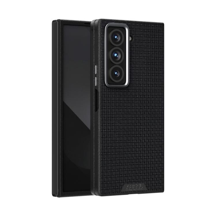 

For Samsung Galaxy Z Fold Special ABEEL Ruyi Pattern 6D Micro Relief MagSafe Leather Phone Case(Black)