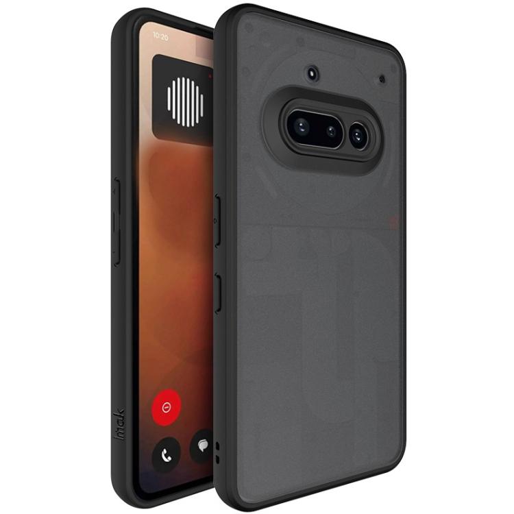 

For Nothing phone 3a imak UX-9B Series Four Corners Tiny Airbag Shockproof Phone Case(Black)