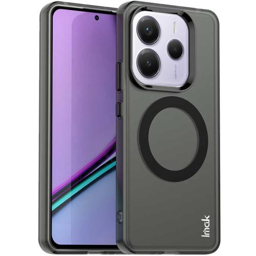 

For Redmi Note 14 5G IMAK Chocolate Series TPU + PET MagSafe Phone Case(Black)