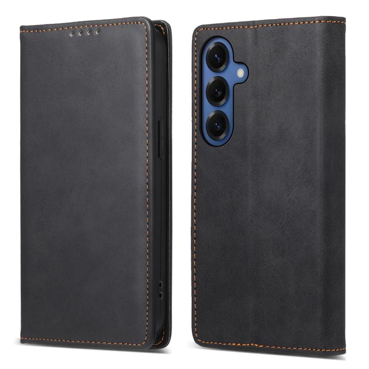 

For Samsung Galaxy S26 Pro 5G Business Solid Color Magnetic RFID Leather Phone Case(Black)
