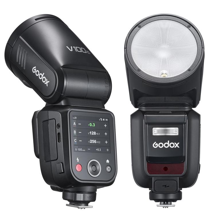

Godox V100 Round Head TTL Flash Speedlite For Canon(Plug)