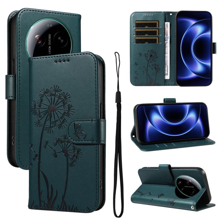 

For Xiaomi 17 Ultra Dandelion Embossed Pattern Flip Leather Phone Case(Blue)