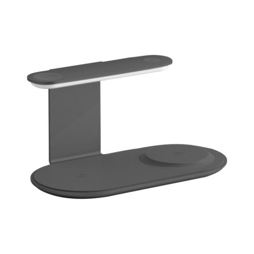 

V2206 3 in 1 15W Wireless Charger with Night Light(Black)