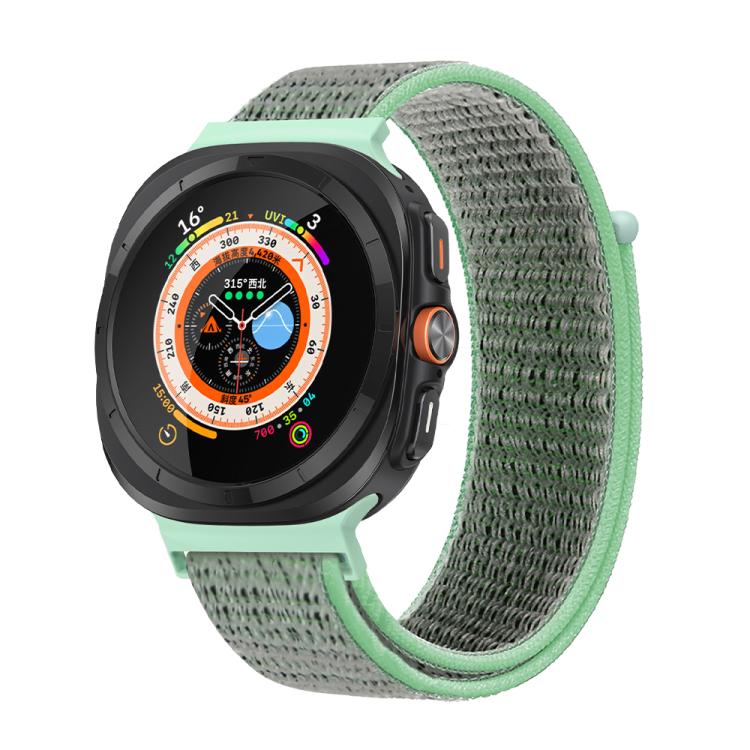 

For Samsung Galaxy Watch Ultra 47mm Kalebol Quick Release Nylon Braided Watch Band(Blue Ocean)